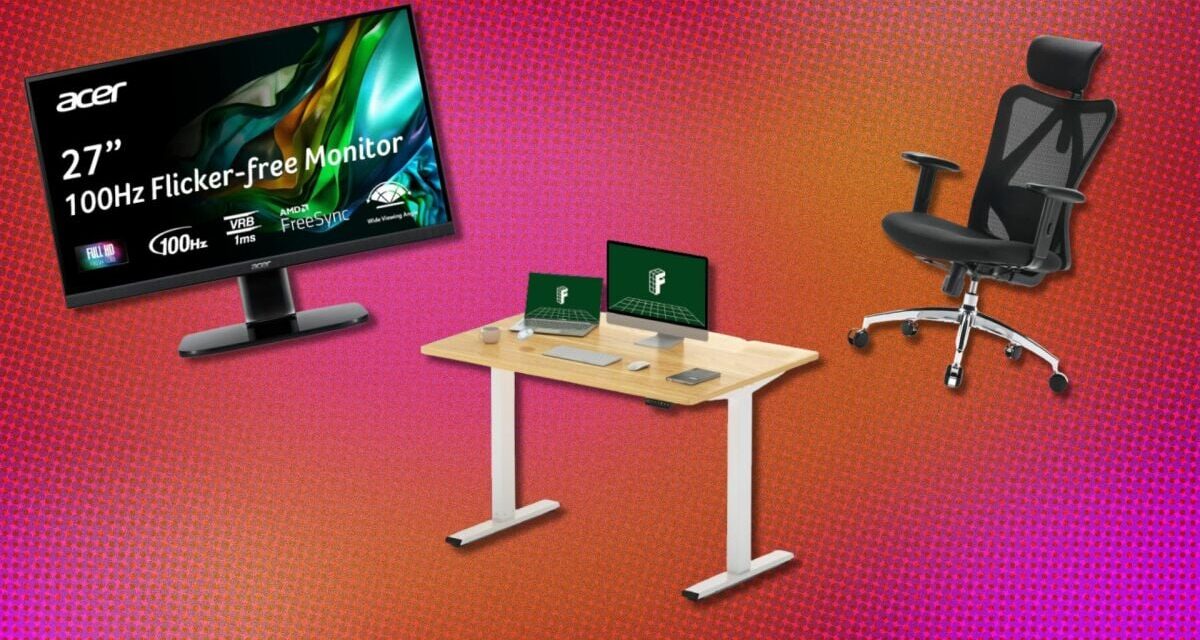 Best home office deals: Save up to 50% on a new desk, monitor, and chair