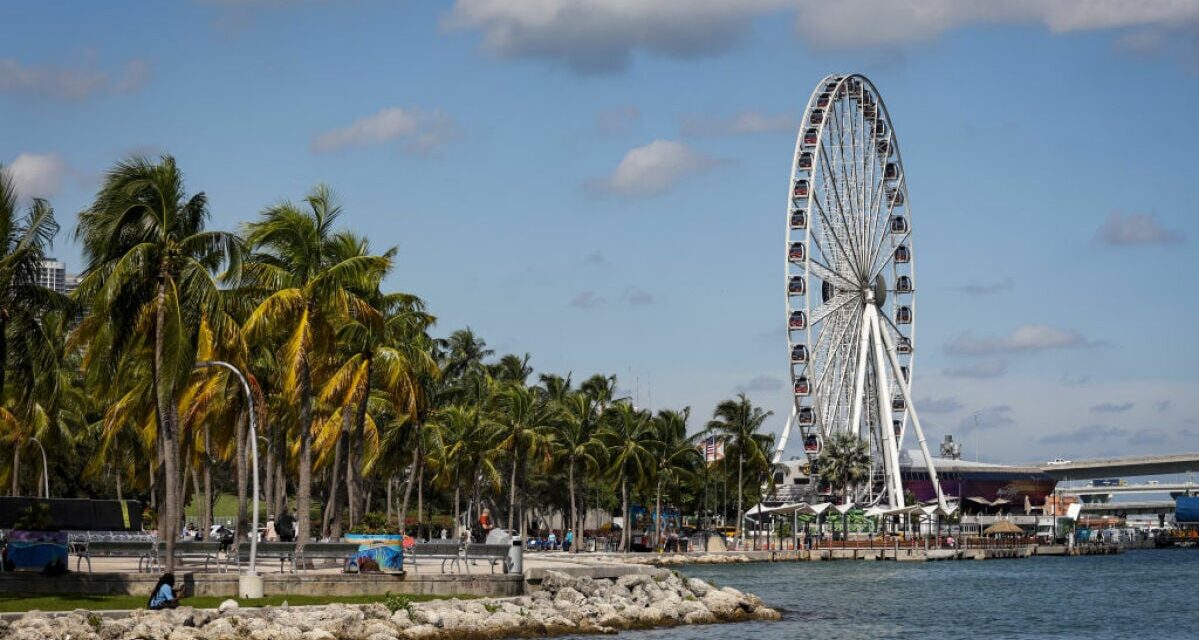 Internet conspiracy theorists are convinced aliens appeared at a mall in Miami