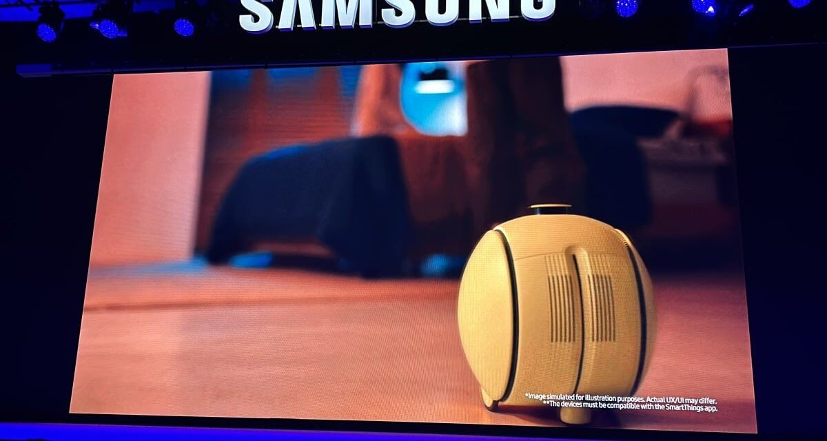 5 weird products Samsung unveiled at CES 2024: A yellow bot, a transparent TV, and more.