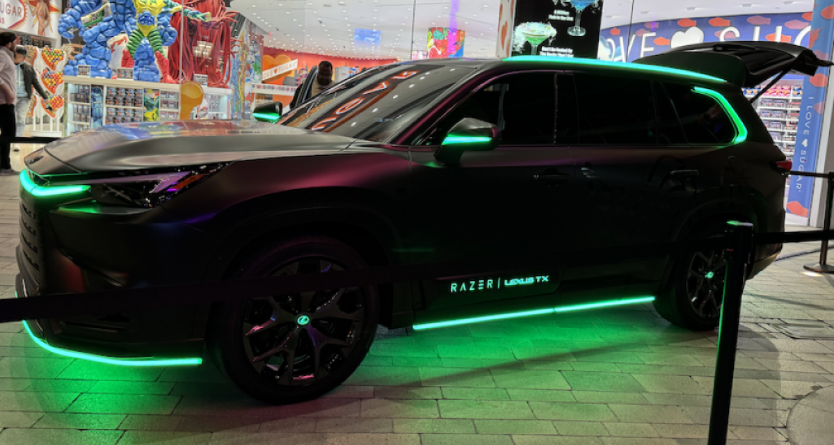 CES 2024: Razer and Lexus made a gamer car