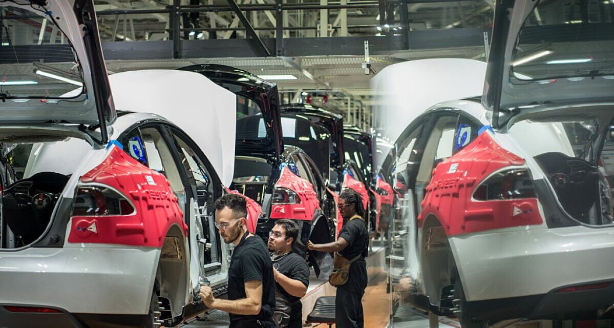 Tesla reportedly raising US factory workers’ pay as union looms