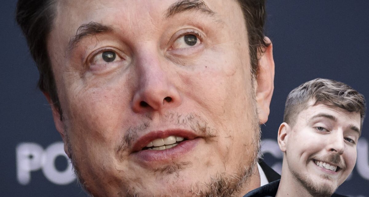 X appears to be juicing MrBeast’s views as Elon Musk tries to woo the YouTuber to the platform