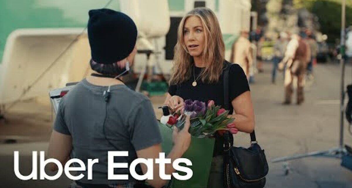 Jennifer Aniston and David Schwimmer have an awkward reunion in Uber Eats Super Bowl ad