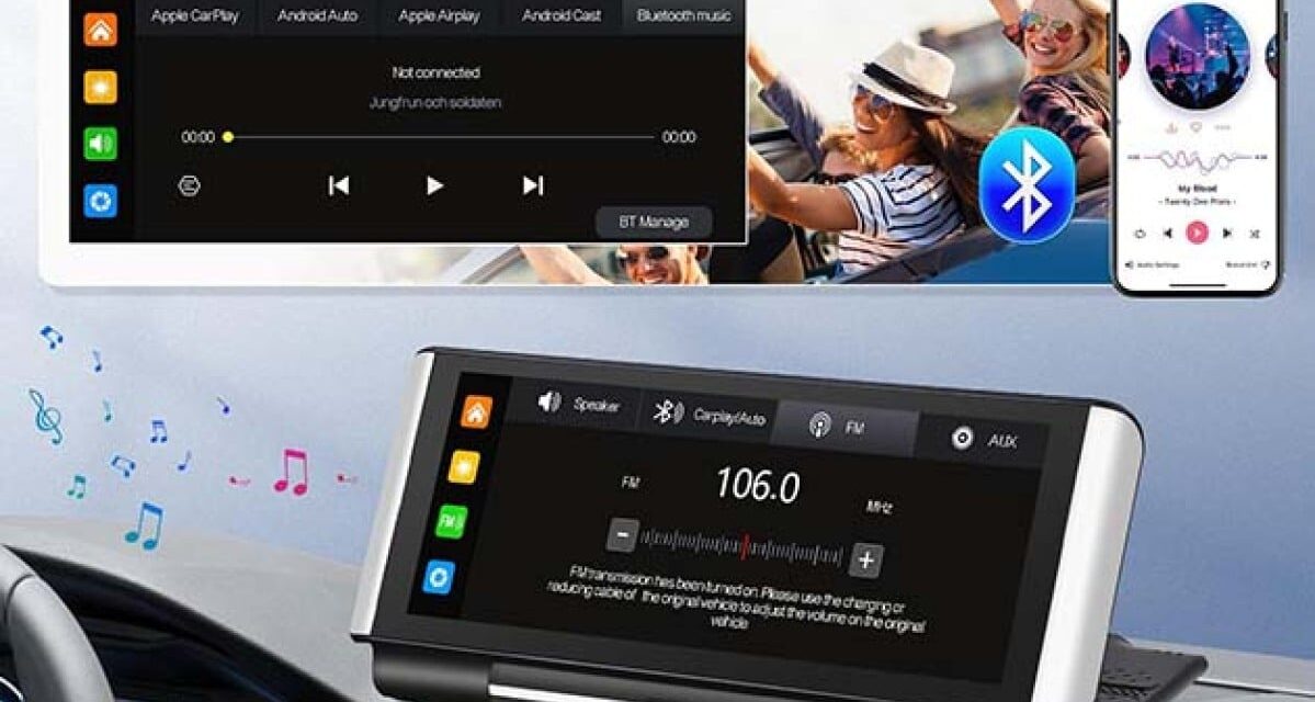 This Bluetooth touchscreen car display is just $96