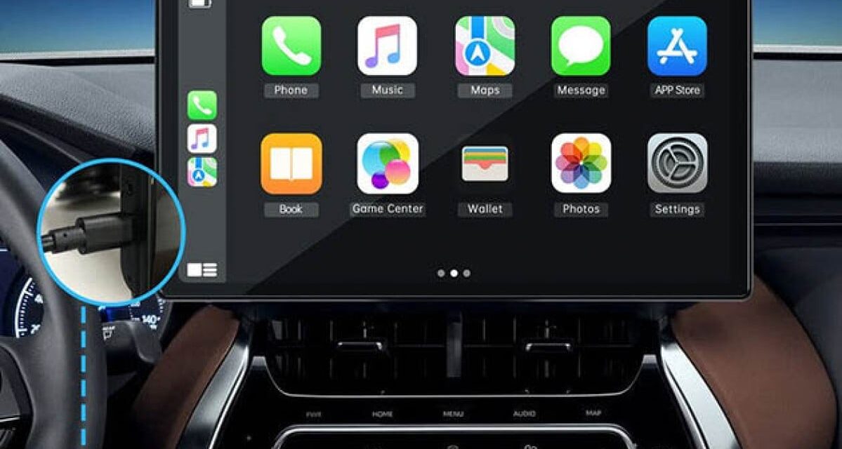 This Apple CarPlay-compatible car display is only $120