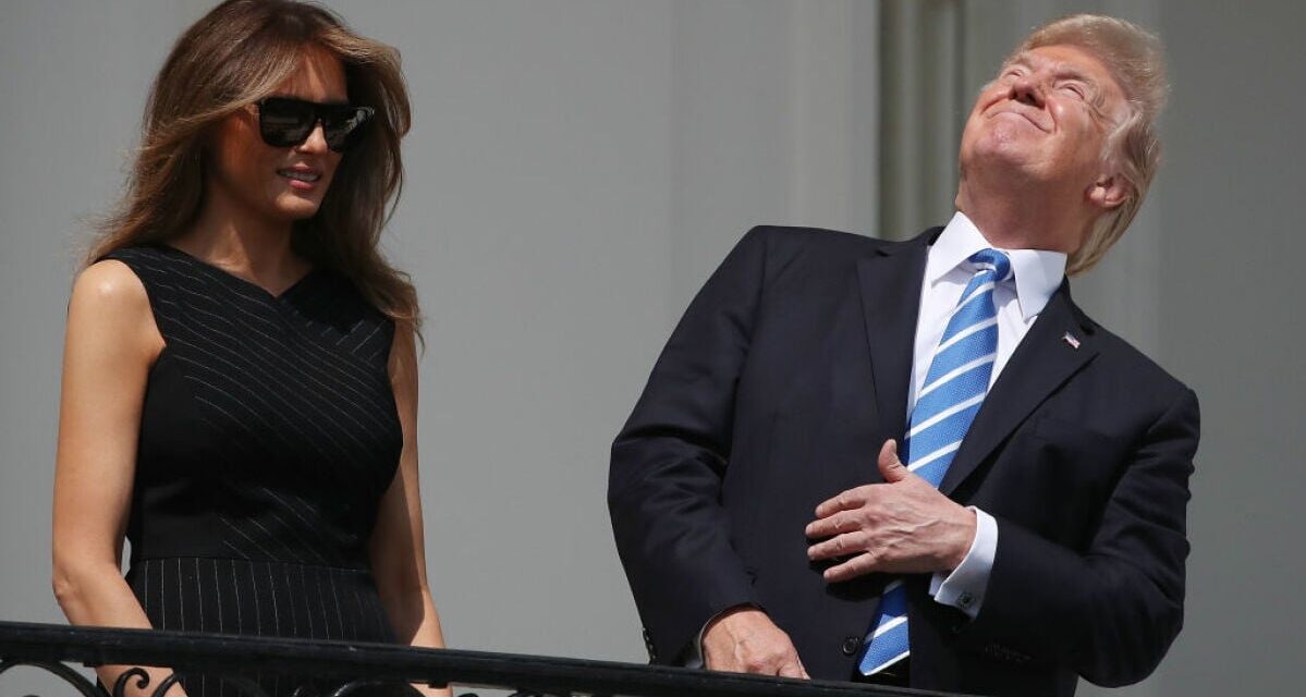 That iconic Trump meme may save eyes this eclipse