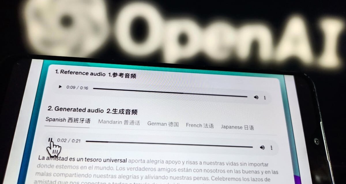OpenAI previews Voice Engine, synthetic voice creator
