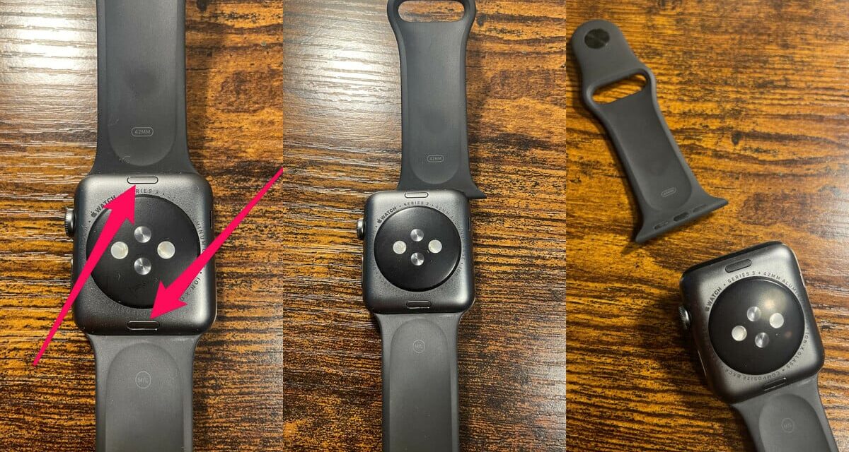 How to change or remove the band on your Apple Watch